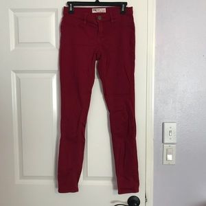 RSQ maroon denim skinny jean!